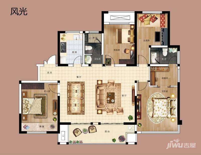 云松金域华府户型图