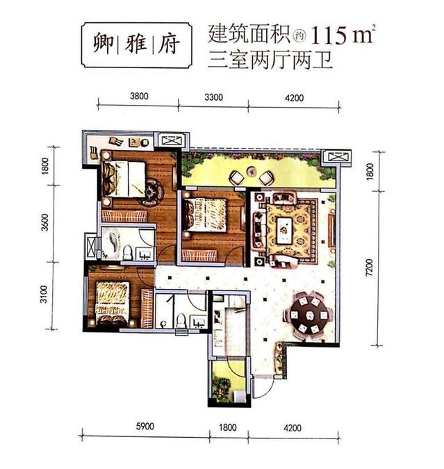 领地凯旋府户型图眉山东坡领地凯旋府