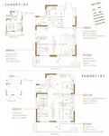 首玺复室户型116㎡户型图|金茂首玺4房2厅2卫户型图_南陵县金茂首玺