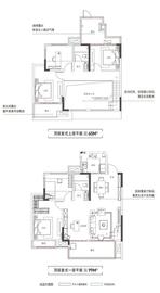 (在售)保利香颂3房户型户型图