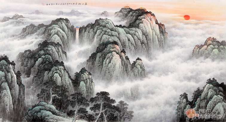 国画泰山图哪位画家画的好 当代擅画泰山的画家王 宁
