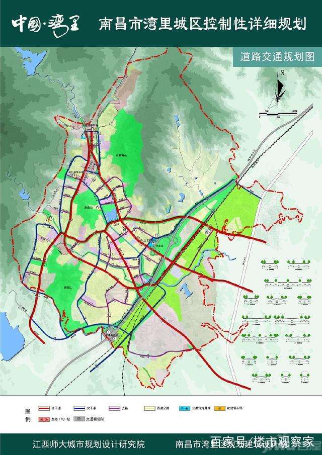 南昌市2030规划图,南昌市规划图2030 《南昌市湾里城区控制性详细规划》发布,九湾新城正式