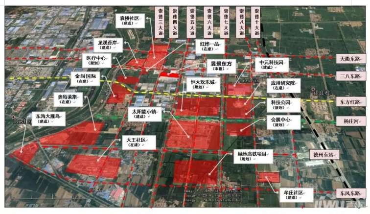 德州高铁新区再添住宅项目,汇一地块要建住宅!