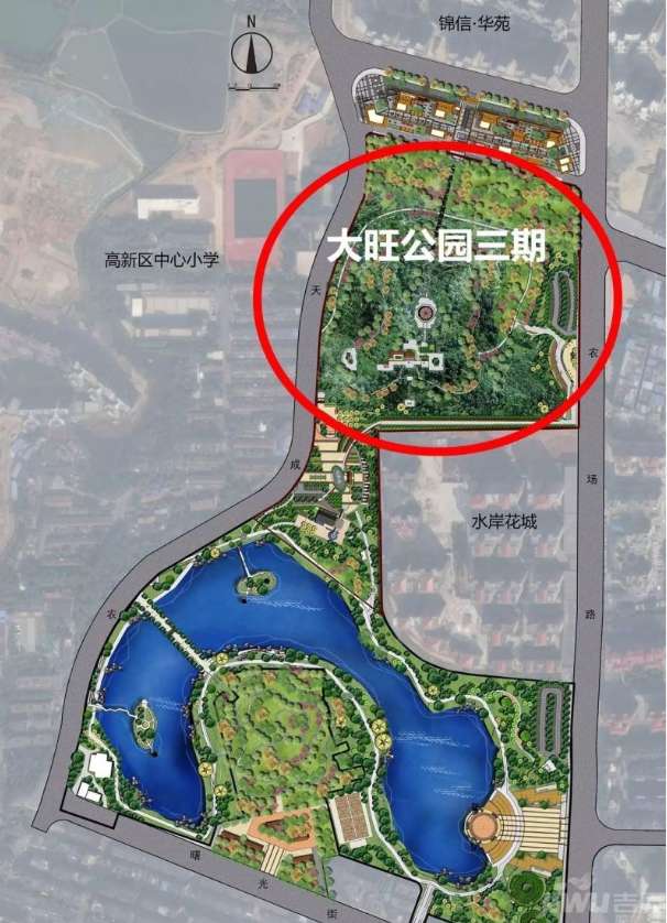 肇庆大旺基本建设规划 大旺公园,将军山工程快速推进