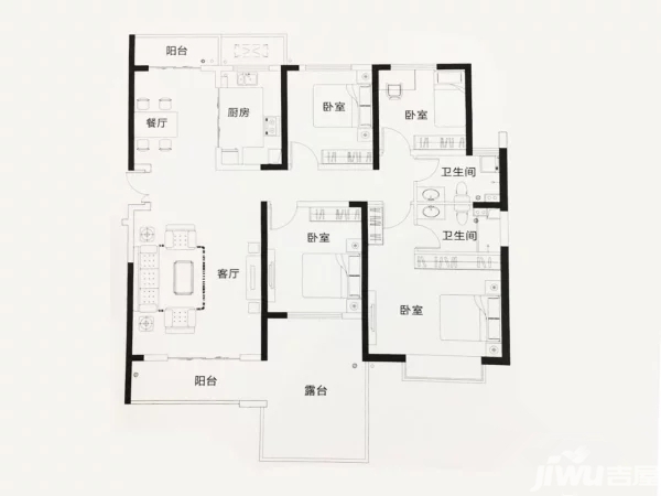 君河湾户型图洛阳君河湾待售户型