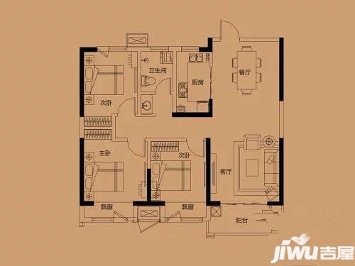 建业贰号城邦户型图-洛阳建业贰号城邦待售户型