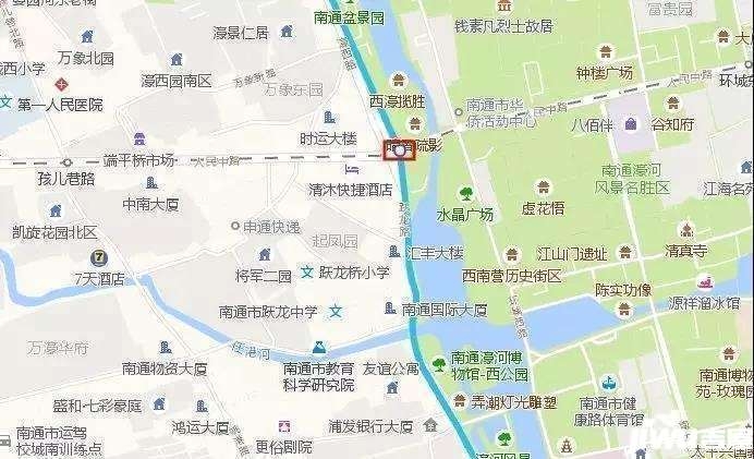 6,钟秀路站 毗邻濠河的一站,出站便可以欣赏濠河迤逦风光;靠近南大街