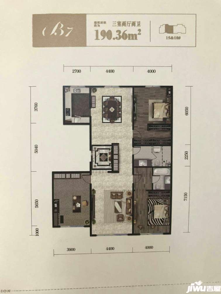 旺海公府户型-天津吉屋网