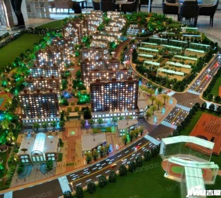 [万科翡翠四季沙盘图 查看楼盘详情