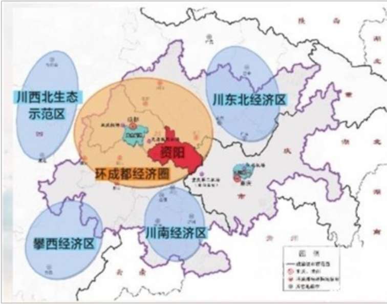 资阳是四川少有直接连接成都和重庆的城市图片
