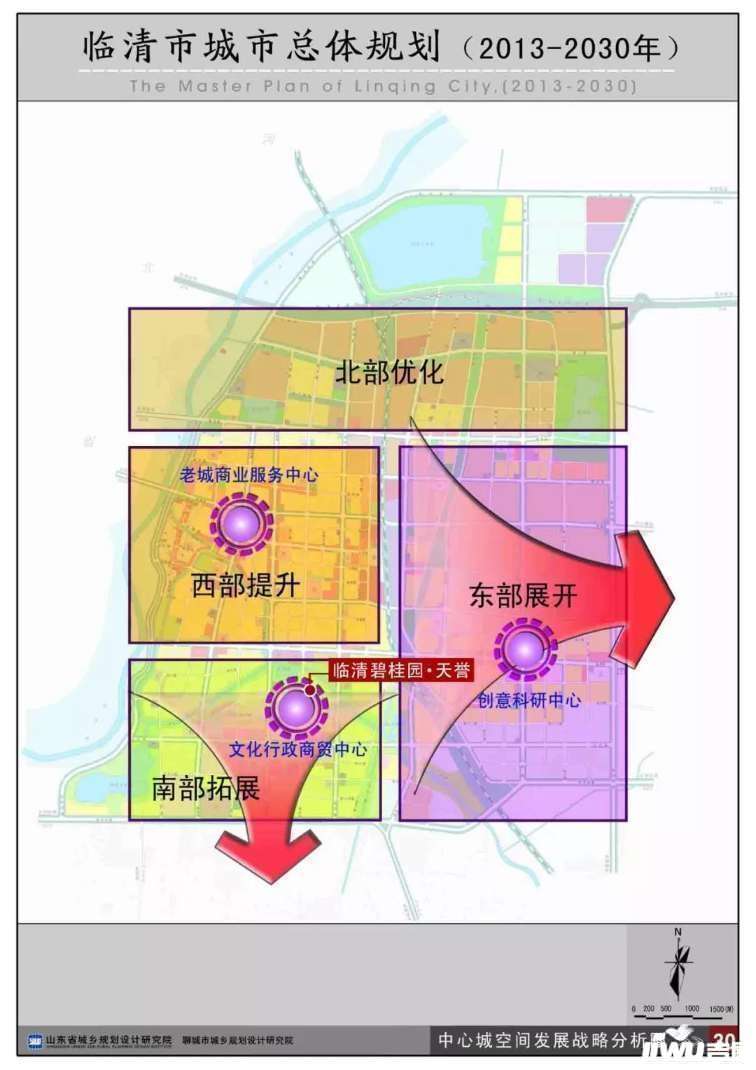 示意图 区位优越 城南核心要地 临清碧桂园·天誉 位于南部城区的核心