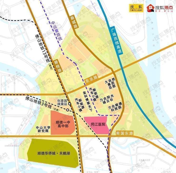 顺德新城最新规划 顺德创智城有哪些楼盘