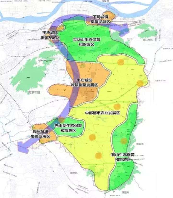 重磅官方发布句容市城市总规划主动融入南京