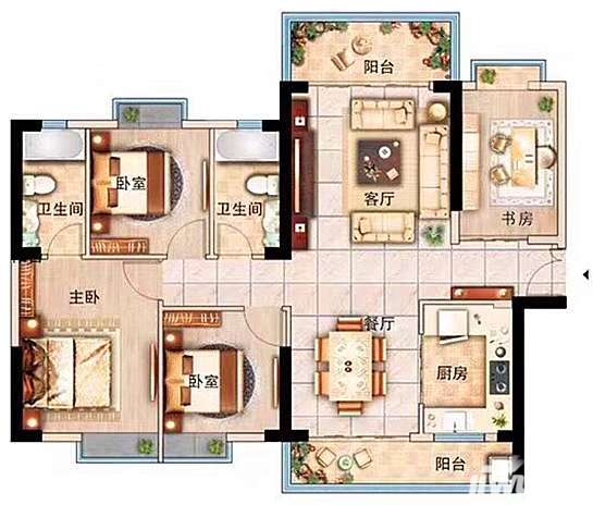 御东方户型图