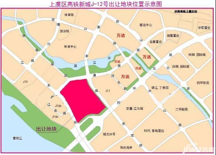 绍兴土拍直播:上虞高铁新城j12号地块将重新拍卖!