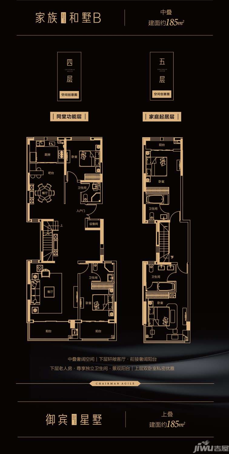 雅居乐御宾府户型图-郑州雅居乐御宾府别墅户型