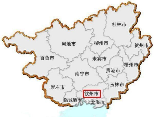 钦州市位于南华准地台的南端,地质构造复杂,地层发育较全.