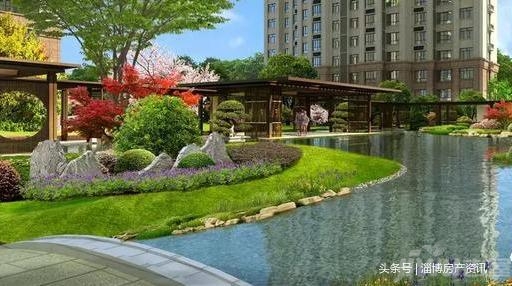 三进式中式园林庭院,打造廊腰缦回,怡然自得的景观氛围.