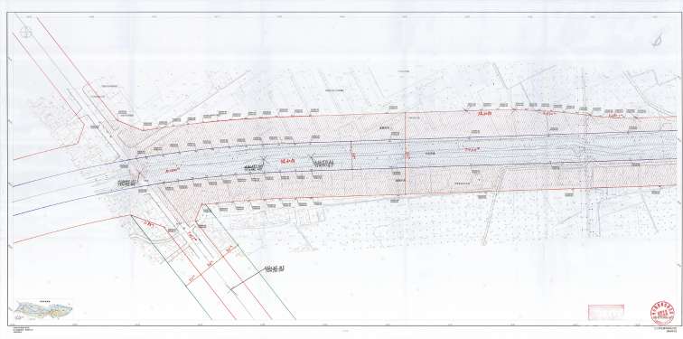 兰州市西固区t018t020道路工程设计平面图