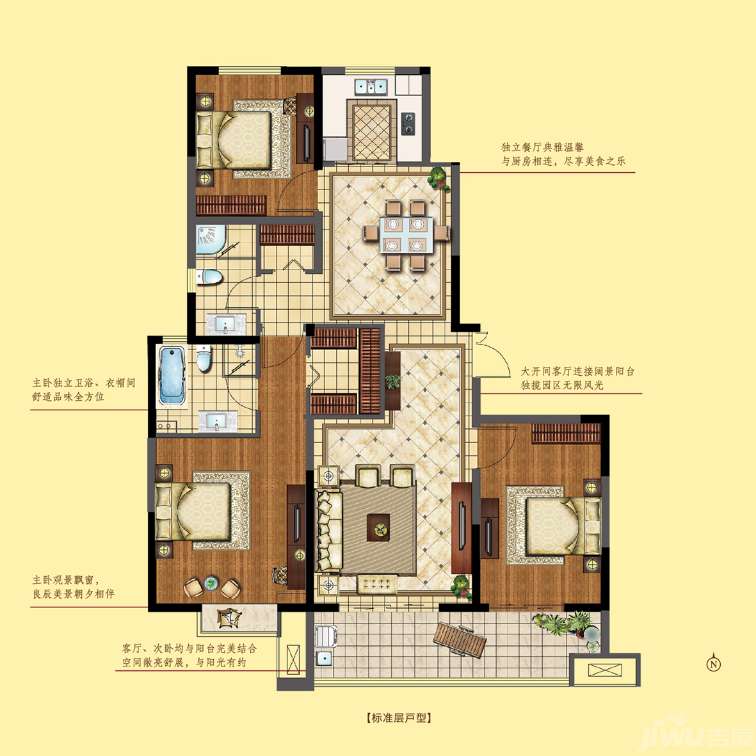 恒润郁洲府三期户型图