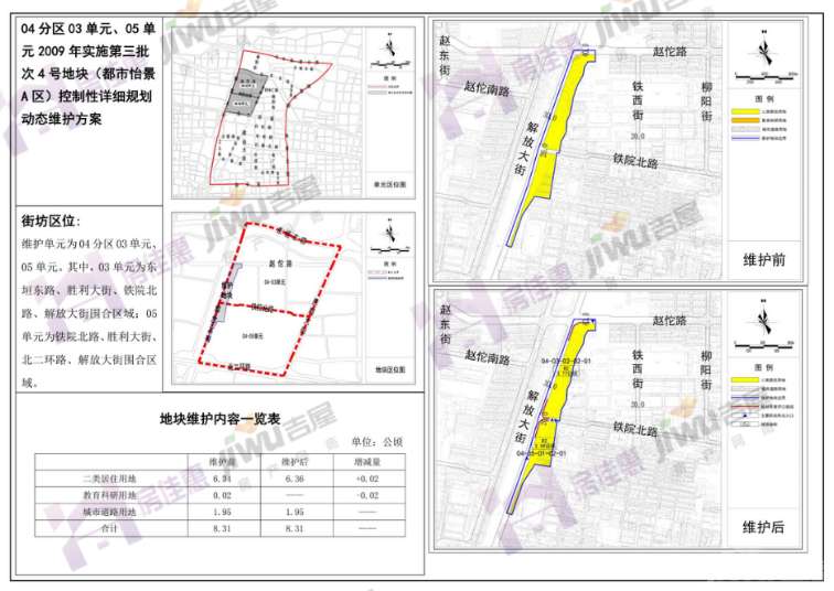 石家庄主城区9大地块调规 含贾村改造,蓝山国际等项目