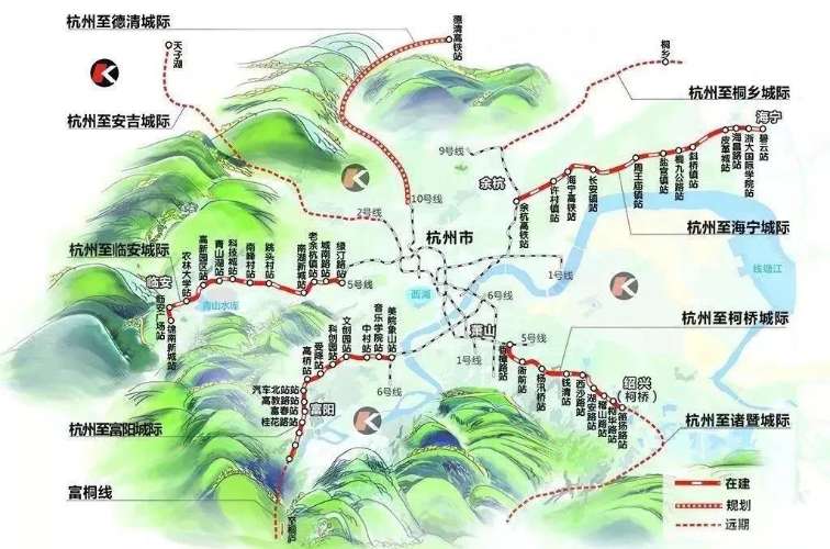 杭州至诸暨城际铁路,北接杭州11号线,临浦线沿s03东复线,由在建杭绍