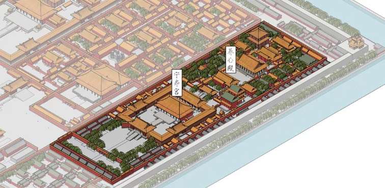 北京故宫中的宁寿宫,文华殿院,武英殿院,养心殿院,主建筑也都采用了