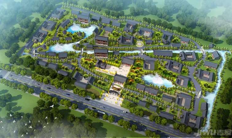 2017年,胡葆森在老家濮阳东北庄建了个名叫大集古镇的杂技小镇,建业