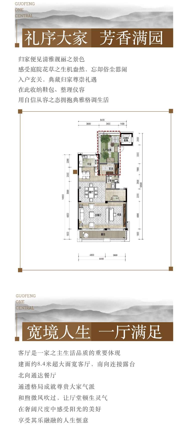 日照国丰壹号院建面235㎡,宽景上叠墅局 - 动态