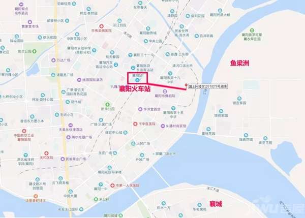 樊城区新地块出让起拍价660万/亩,位置在火车站旁