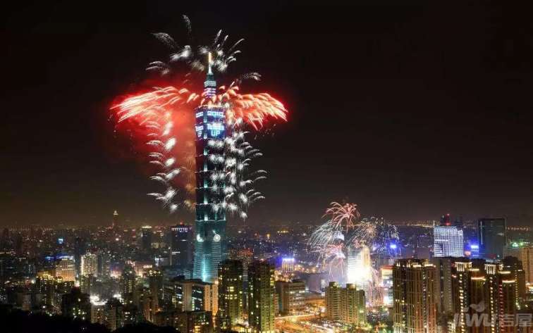 台北101跨年烟火
