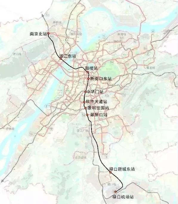 南京s11号地铁规划首度曝光新增2站