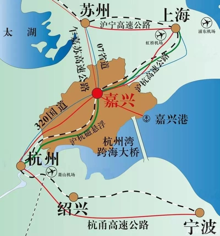 环沪1小时交通圈,沪嘉同城效应,上海"雄安新区"红盘冉冉升起~-嘉兴