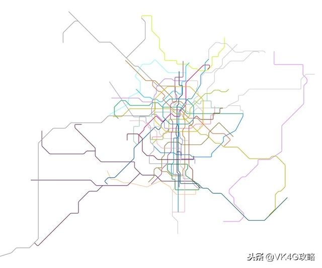 成都地铁远景线路图