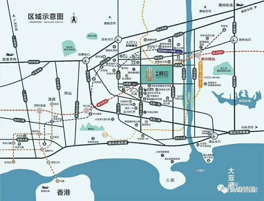 长通熙园位置交通图