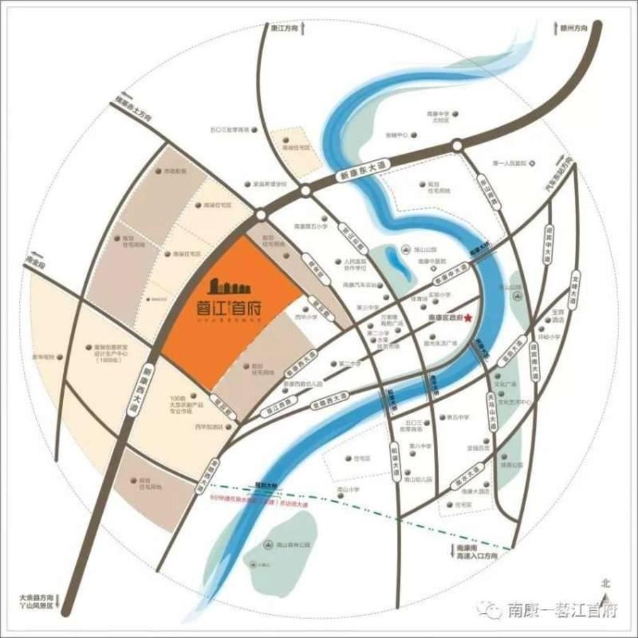蓉江首府位置交通图