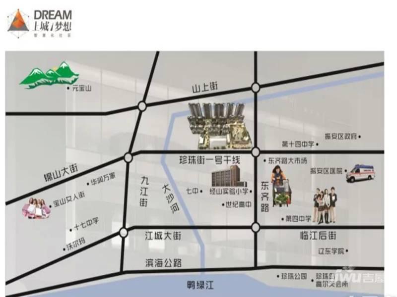 上城梦想位置交通图