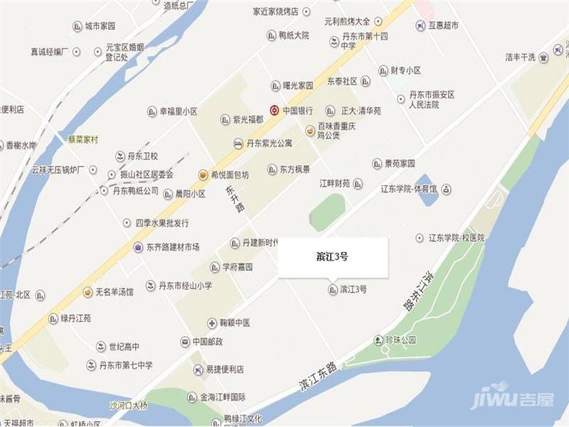 金海滨江3号位置交通图