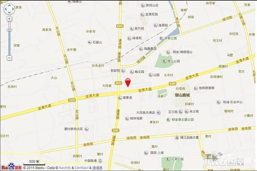 中南锦悦位置交通图