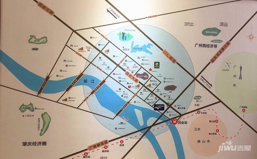 敏捷江畔豪庭位置交通图