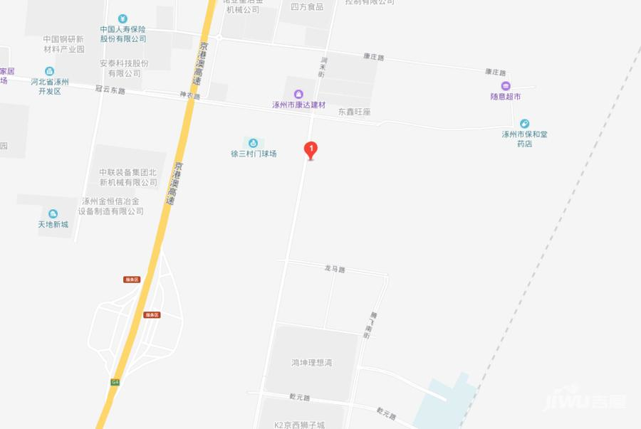 凯兴悦享城位置交通图