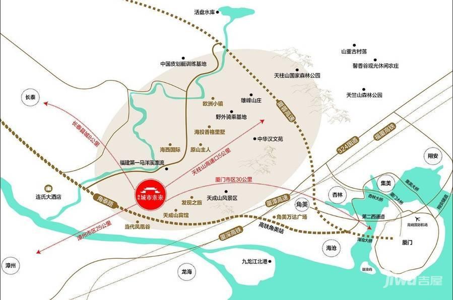 闽虹城市未来位置交通图