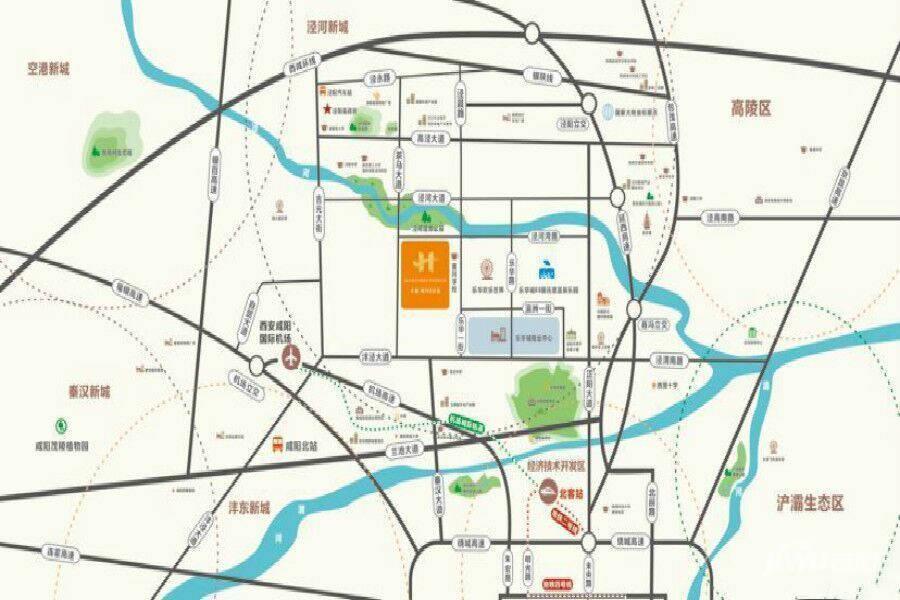 黄冈学府城位置交通图