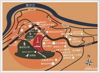 华芝中央铭城位置交通图图片