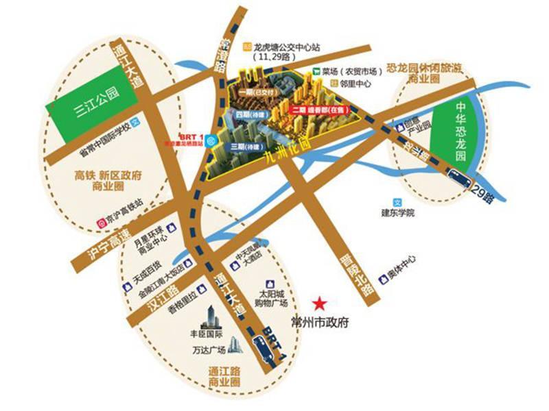 路劲城市主场位置交通图