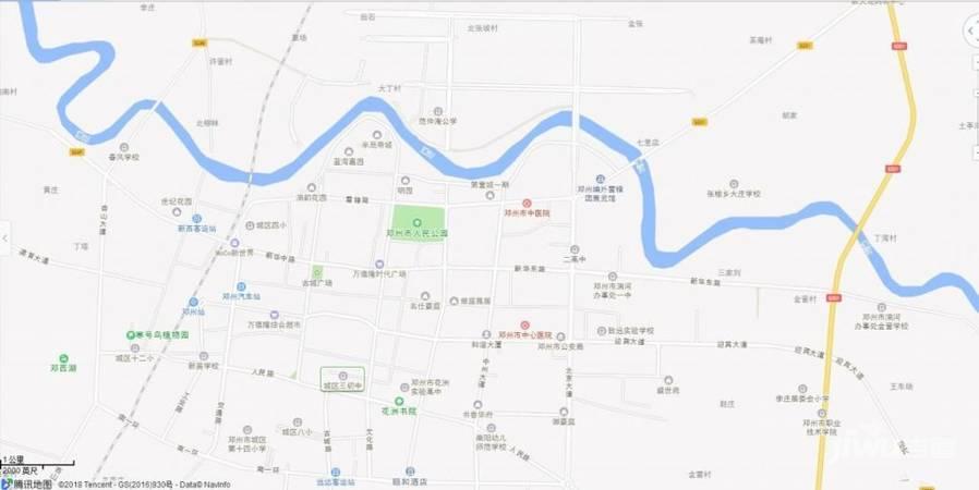 邓州东正颐和府位置交通图