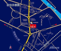 五洲广场位置交通图图片