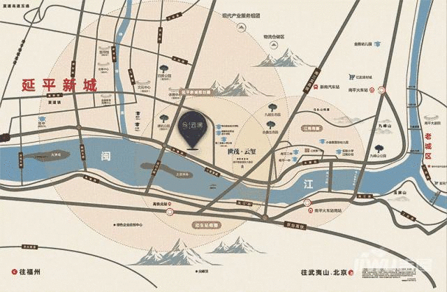 世茂三木云澜位置交通图