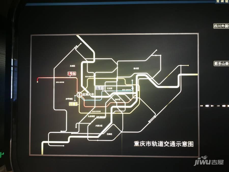 龙湖光年位置交通图图片