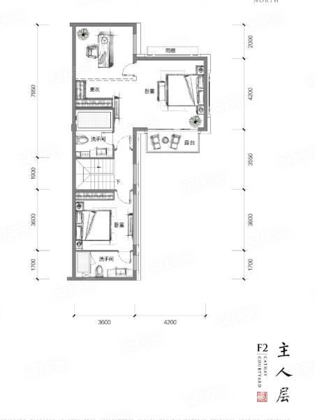 泰禾野风大城小院普通住宅110㎡户型图